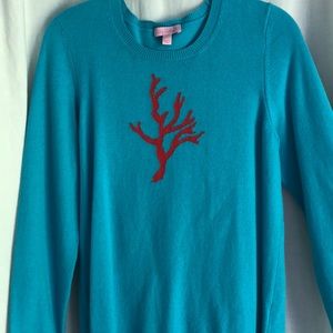 Lilly Pulitzer Red Coral Sweater